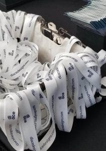 Diace Designs logo on Digital Summit neck Lanyards