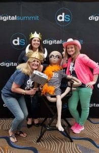 Diace Designs team at Digital Summit Tampa 2018 | Jessica, Karissa, and Lori