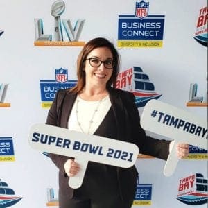 Jessica Reed, Super-Bowl LV PITCH Day